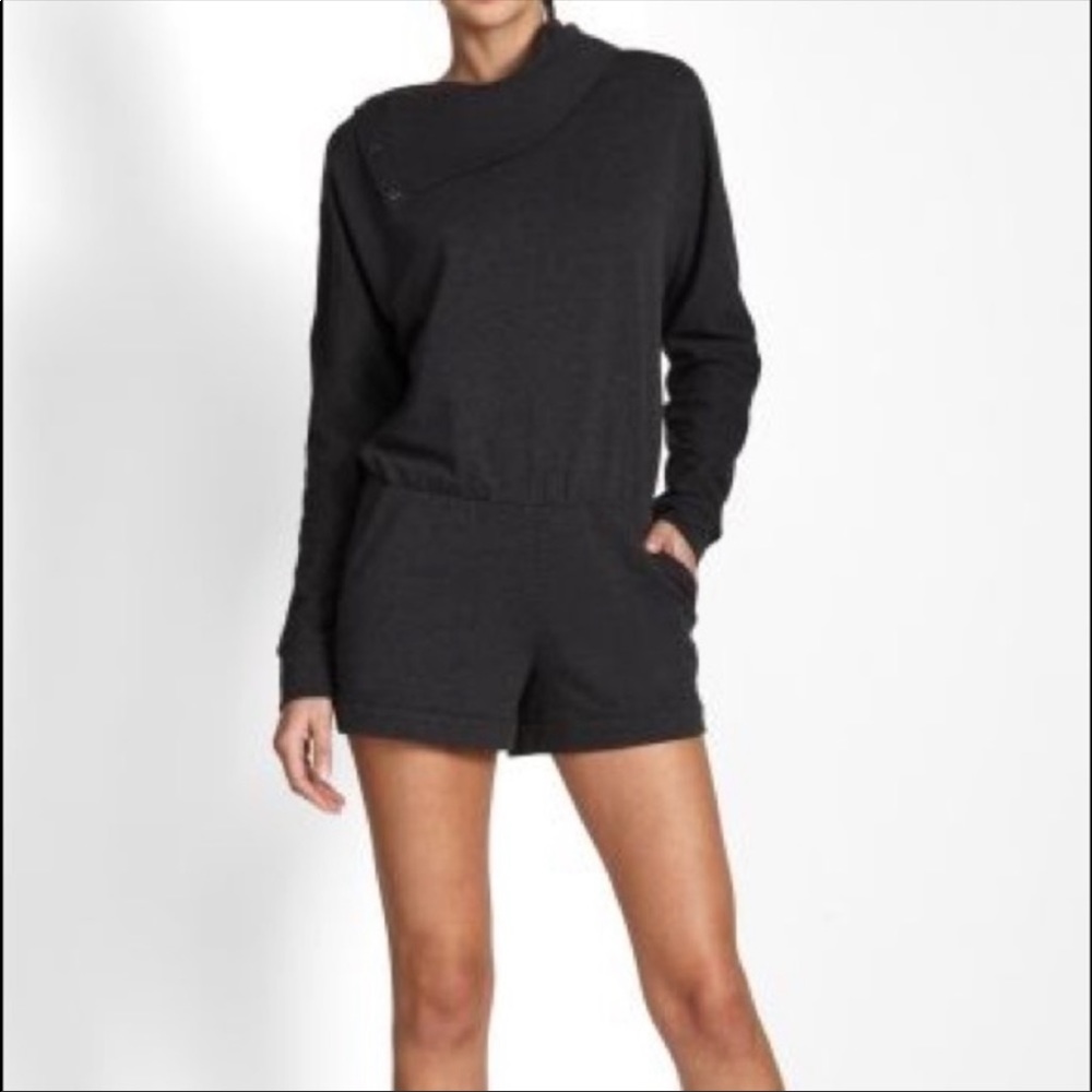 BCBGMaxAzria Navy Romper